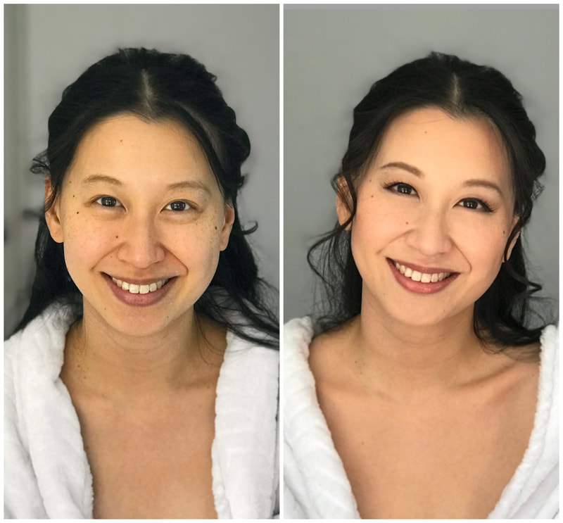 Natural makeup for Asian bride